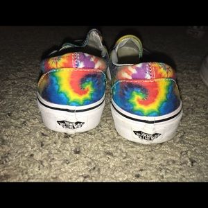 Customized tie dye Vans